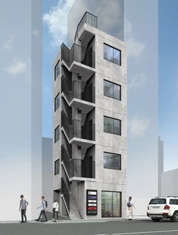 弊社専任！普通賃貸借3年契約！三軒茶屋と池尻大橋の中間地点で、交差点のすぐの立地！他の階も同時募集中！外観