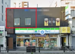 寺田町駅 徒歩1分 国道25号線沿い 2F店舗物件 【飲食可】外観
