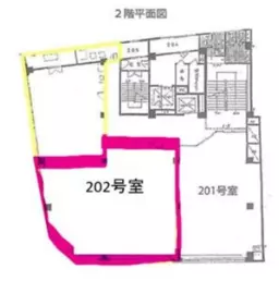 ■船橋駅 徒歩4分 2F 現況:その他 【業種相談可、飲食店・⼊居中テナント同業種不可、ビル利用時間：7-22時】