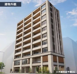 2026年7月竣工予定の新築物件です！飲食店、サービス店舗、物販等幅広くご相談ください！外観