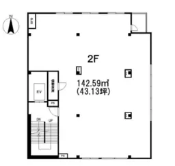 ■鴨居駅 徒歩13分 2F スケルトン物件 【飲食不可】