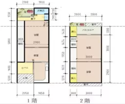阿倍野駅 徒歩3分 1F〜2F一棟貸し住宅付き店舗【飲食可】