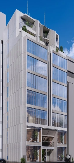 横浜駅徒歩３分　鶴屋町エリアの新築ビル　飲食や美容関係、物販など様々な業種相談可能です。外観