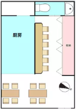 三ノ宮駅 徒歩3分 B1F 現況:居酒屋居抜き物件 【重飲食可】