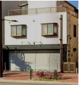 平和橋通り沿い・新小岩徒歩9分、視認性良好な路面店舗物件外観