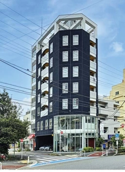 立会川駅徒歩10分　飲食不可　吹き抜けのデザインオフィス外観