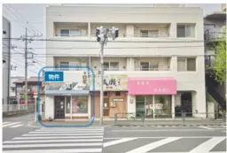 田無駅徒歩8分！理髪店居抜きで初期費用を抑えた開業が可能。2026年7月入居可の1階路面店舗。外観