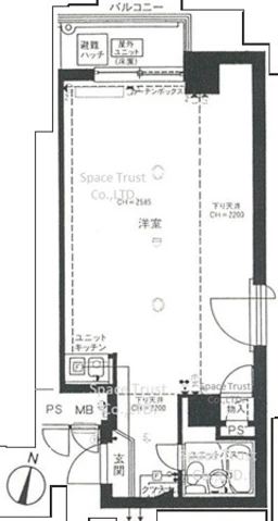 【貸事務所】店舗使用不可！！住居使用不可！！入口オートロックの為、不特定多数の来客のある事務所不可！