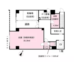 ■浜町駅 徒歩4分 1F 現況:その他 その他居抜きなど物件 【軽飲食可】外観