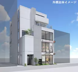 立川駅 徒歩6分 1F スケルトン物件 【飲食可】●完成予定／令和8年8月下旬外観
