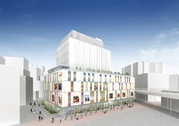 Luz大森　駅前商業施設2階美容室区画外観
