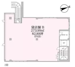 ■松戸駅 徒歩4分 2F スケルトン物件 【ソシアル店舗・重飲食・居酒屋・フィットネスジム・ネットカフェ不可】外観