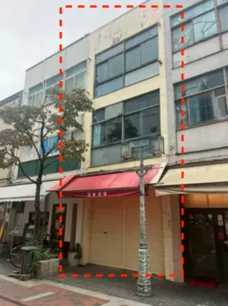川口駅８分。１〜３階屋上テラス込み２８.４坪商店街通り。大看板設置可能。何業もご相談可能です！外観