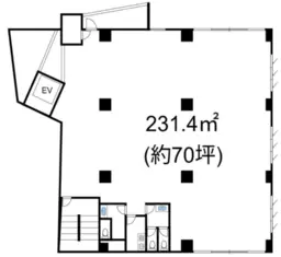 ■恵比寿駅 徒歩3分 3F 現況:事務所仕様物件 【サービス店舗相談可（レンタルスペース・民泊不可）】