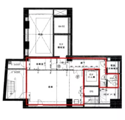 ■渋谷駅 徒歩10分 B1F 現況:事務所仕様物件 【飲食不可】外観