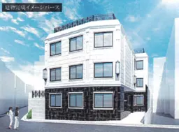 【ジム・予約制サロン・各種教室・ペット事業相談可】新代田駅至近の新築デザイナーズ。敷金礼金0円で初期費用を抑制。外観