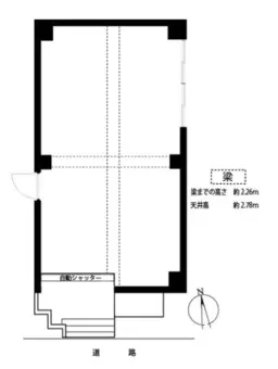 原宿駅 徒歩9分 1F スケルトン物件 【飲食不可】