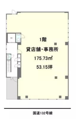 ■港町駅 徒歩11分 1F 現況:事務所仕様物件 【飲食不可】外観
