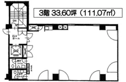 ■銀座駅 徒歩4分 3F スケルトン物件 【飲食不可、クリニック・美容室等サービス店舗可】