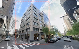 銀座柳通りと銀座レンガ通りの角地！引き渡しは事務所仕様。（飲食不可）外観