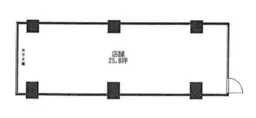 ■鶴見駅 徒歩1分 2F スケルトン物件 【飲食可】外観