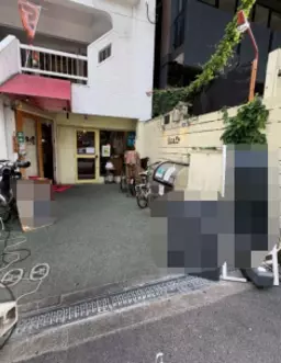 長堀橋駅 徒歩3分 造作譲渡無償 1Fカフェ居抜き物件 【重飲食可】外観