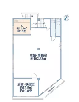 ■柴又駅 徒歩8分 2F 現況:その他 その他居抜きなど物件 【飲食不可】