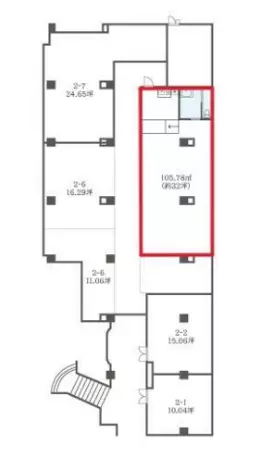 ■能見台駅 徒歩1分 2F 前テナント：整体院 【不可業態：臭い煙の強い業種、営業時間22時まで】外観