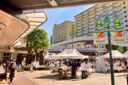 十日市場駅 バス10分◆『ショッピングタウンわかば』の1階角地◆重飲食相談可能◆集客力は期待大◆物販店も大歓迎◆外観