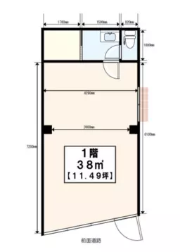 ■三鷹駅 徒歩2分 1F 現況:その他 その他居抜きなど物件 【飲食不可】
