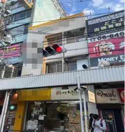 鶴橋駅 徒歩1分 大通り沿い 2F〜3F一括貸しカフェ居抜き物件 【重飲食可】外観