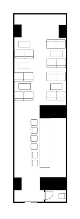 宗右衛門町/1階/20坪/コンカフェ居抜◎業種柔軟お気軽にお問い合わせください。◎外観