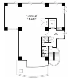 ■新大久保駅 徒歩5分 3F 現況:事務所仕様物件 【クリニック応相談】