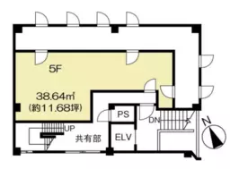 ■吉祥寺駅 徒歩2分 5F スケルトン物件 【飲食業、風営法または類する業態不可】