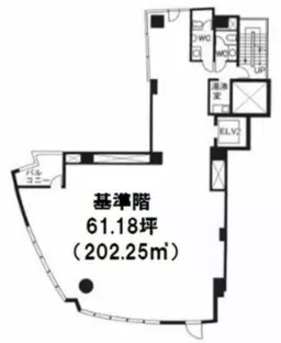 ■新宿御苑前駅 徒歩8分 3F 現況:事務所仕様物件 【飲食不可】