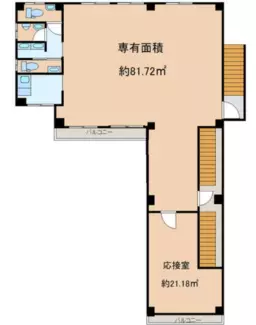 ■本所吾妻橋駅 徒歩4分 2F 現況:事務所仕様物件 【飲食不可】