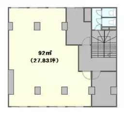 ■銀座駅 徒歩3分 3F 現況:事務所仕様物件 【飲食不可】