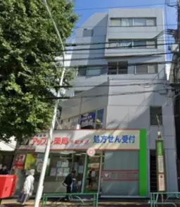 【千駄木・本駒込】クリニック等に最適な広々48㎡！角部屋1Rテナント。複数路線利用可で集客・通勤に便利外観