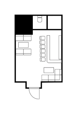 人気エリア　12坪　BAR居抜き