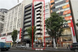 渋谷駅 徒歩1分 7F 現況:事務所仕様物件 【飲食不可】　サロン・サービス店舗相談可外観