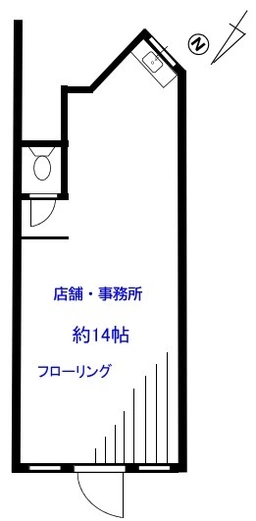 【HS0702】仙川駅徒歩8分。サロン向け店舗。1階路面。バス通り。外観
