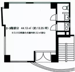 ■代々木公園駅 徒歩3分 2F 現況:事務所仕様物件 【業種相談可（クリニック・物販・飲食業・楽器・喫煙・民泊不可）】