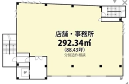 南柏駅前！飲食可。1フロア1テナント。