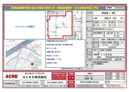 池尻大橋駅 徒歩2分 1F スケルトン物件 【飲食不可】外観