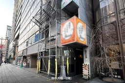 Gポイントビル　半蔵門駅徒歩1分、重飲食可、グリスト埋設、営業時間制限無し。外観