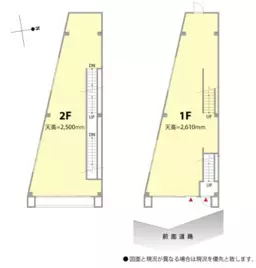 ■外苑前駅 徒歩7分 1F〜2F スケルトン物件（居抜き相談可） 【飲食相談（焼肉・ラーメン・中華料理・美容室不可）】