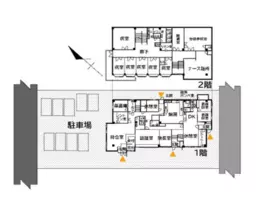 ■幸手駅 徒歩16分 1F〜2F 現況:クリニック居抜き物件 【業種相談】外観