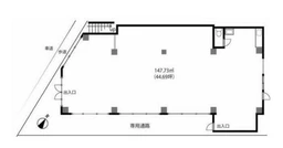 ◆矢向駅 徒歩4分 1階路面 駅前商店街 事務所居抜き【飲食可・重飲食相談】◆