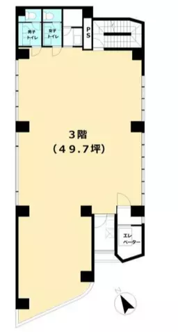 ■表参道駅 徒歩12分 3F 現況:事務所仕様物件 【サロン・撮影スタジオ相談可】