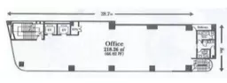 ■銀座一丁目駅 徒歩1分 8F 現況:事務所仕様物件 【飲食不可】